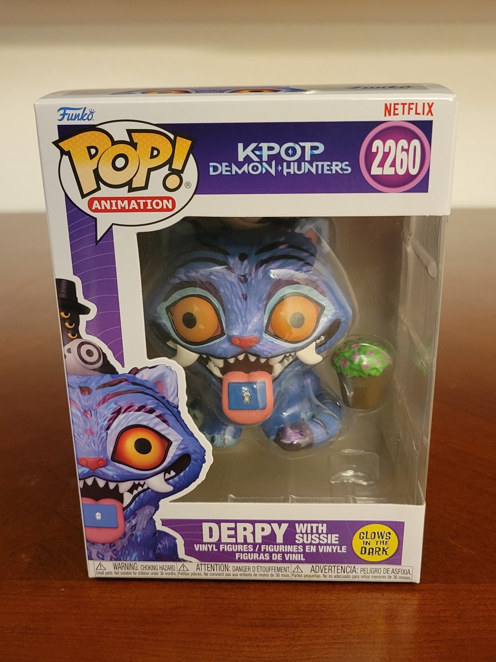 Funko Pop Animation K-Pop Demon Hunters Derpy with Sussie GITD #2260